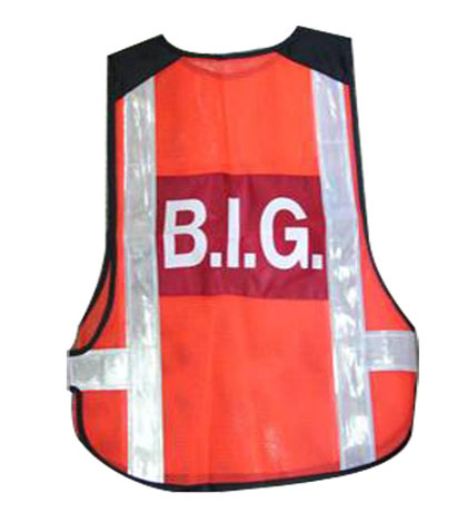เสื้อจราจรสะท้อนแสง รหัส  ด้านหลัง