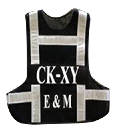 เสื้อจราจรสะท้อนแสง รหัส  ด้านหลัง