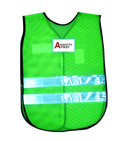 เสื้อจราจรสะท้อนแสง รหัส  ด้านหลัง