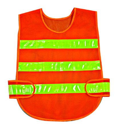 เสื้อจราจรสะท้อนแสง รหัส  ด้านหน้า
