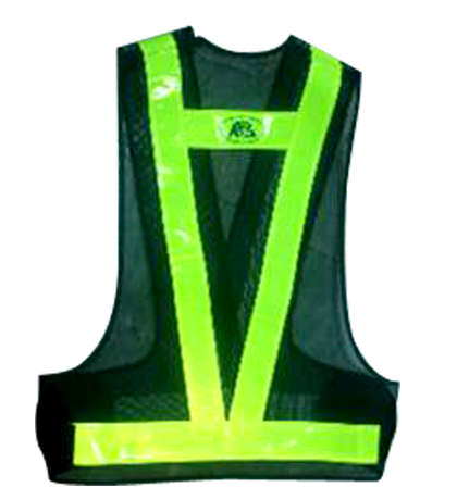 เสื้อจราจรสะท้อนแสง รหัส  ด้านหลัง