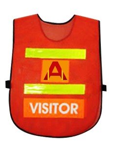 เสื้อจราจรสะท้อนแสง รหัส  ด้านหลัง