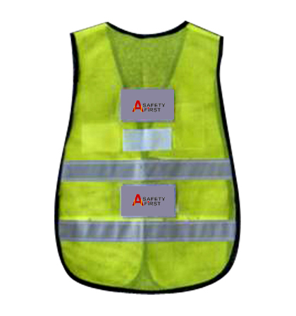 เสื้อจราจรสะท้อนแสง รหัส  ด้านหลัง